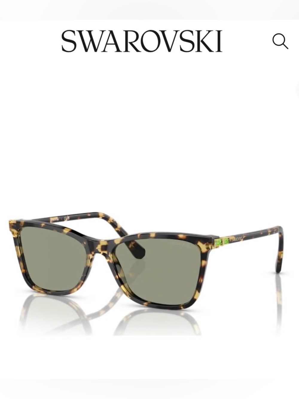 NEW Swarovski Sunglasses
Square shape, SK6004, Brown